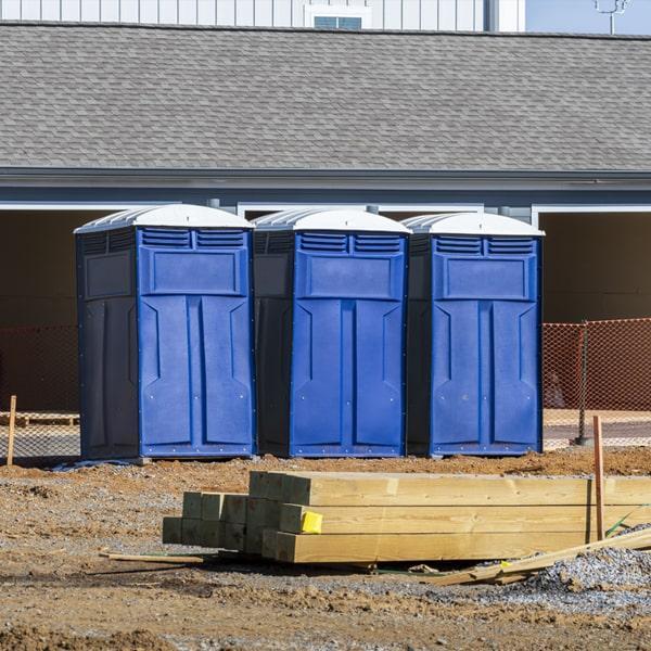 Heavy-duty construction site porta potty in Chambersburg, Pennsylvania